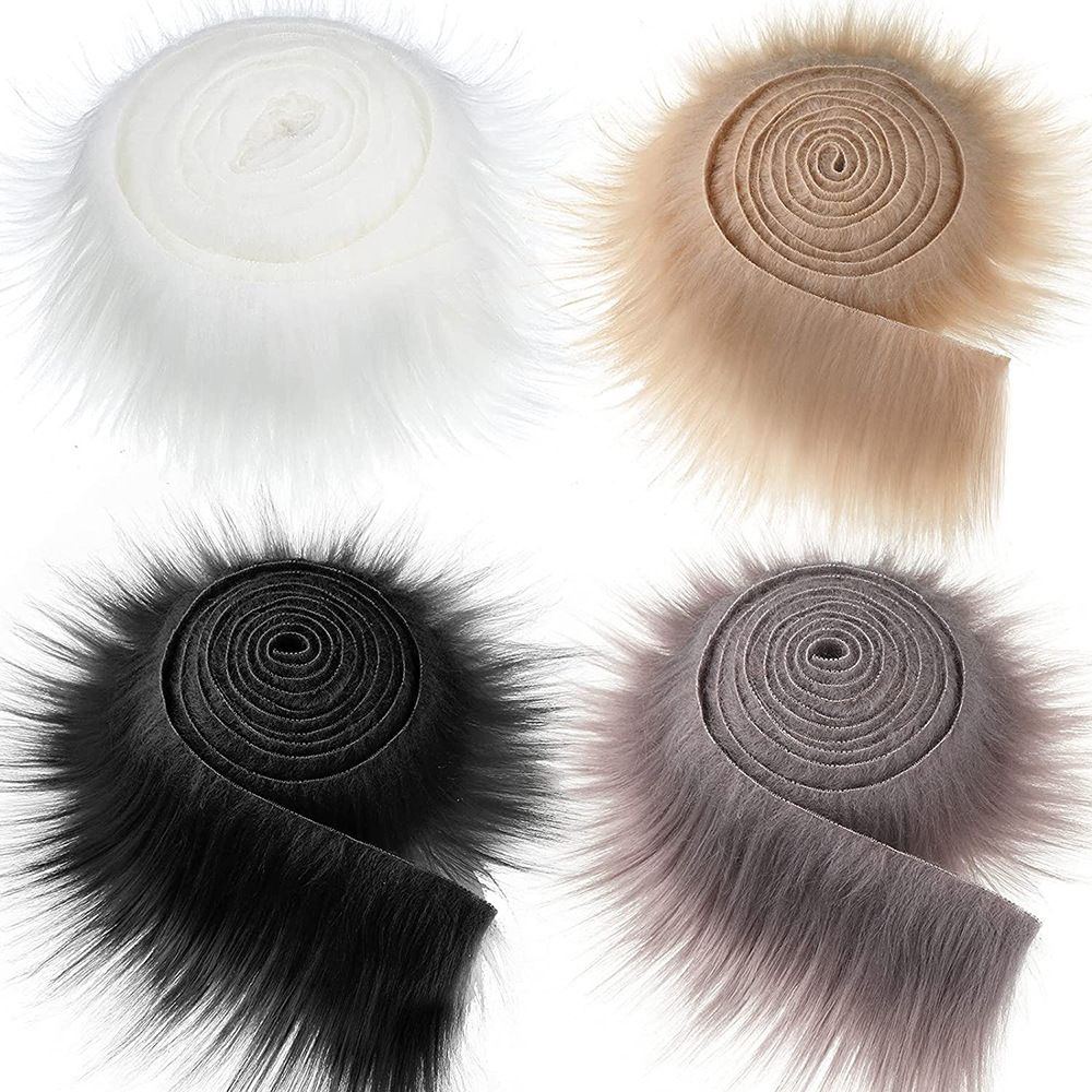 Edge Tape Roll - Muiltcolor Lungo Peluche Pelliccia Trim Tessuto