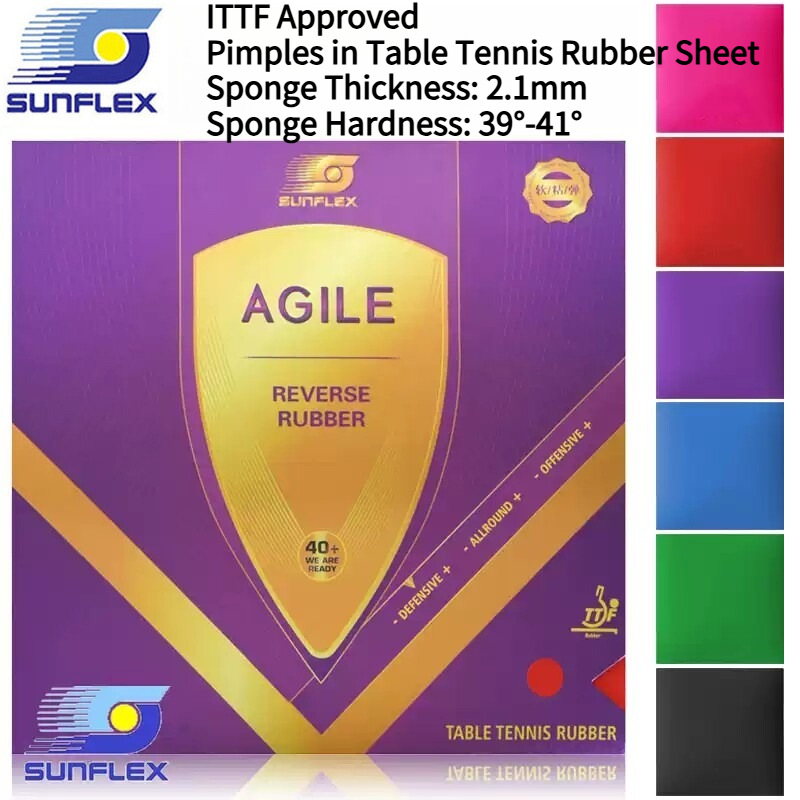 Table Tennis Xiom Rubber - SUNFLEX AGILE Gomma per Ping Pong