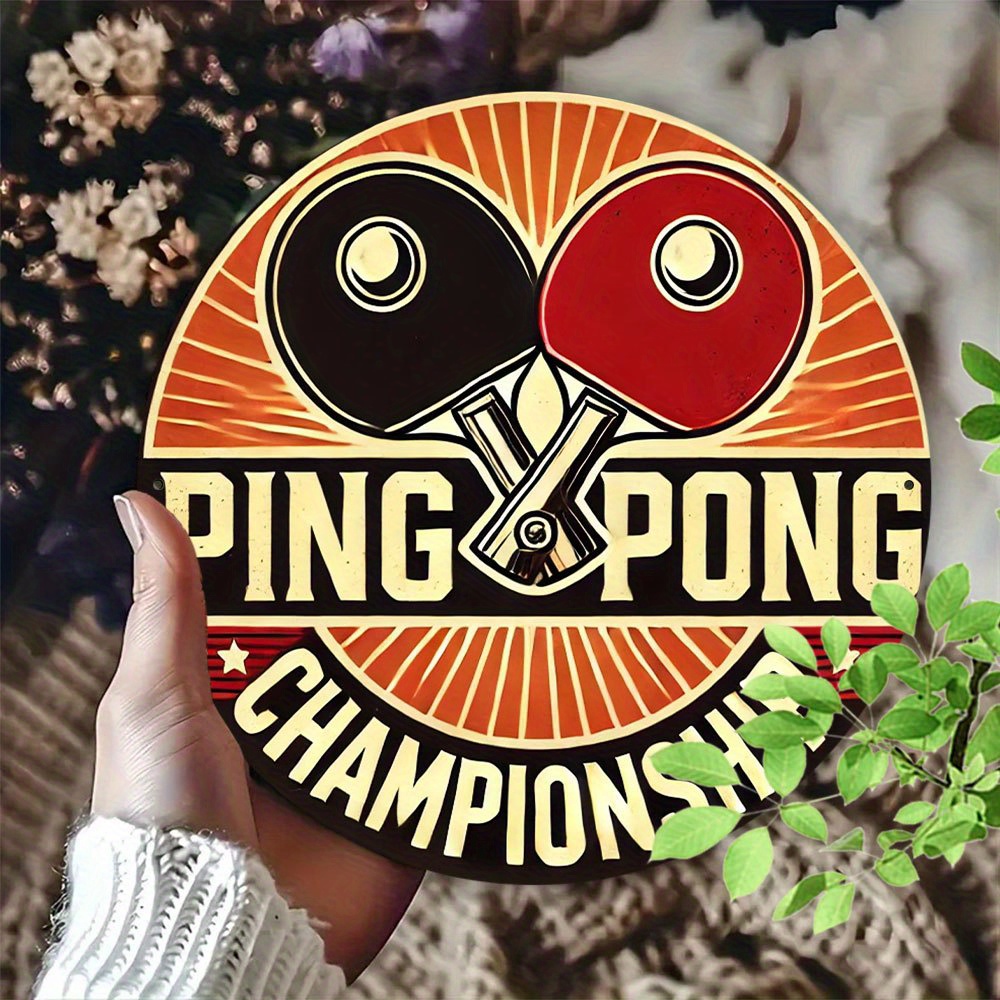 Table Tennis In Chinese - Il set da ping pong rotondo