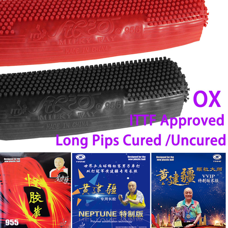Table Tennis Xiom Rubber - YINHE 955/Neptune/VVIP Punte lunghe da ping