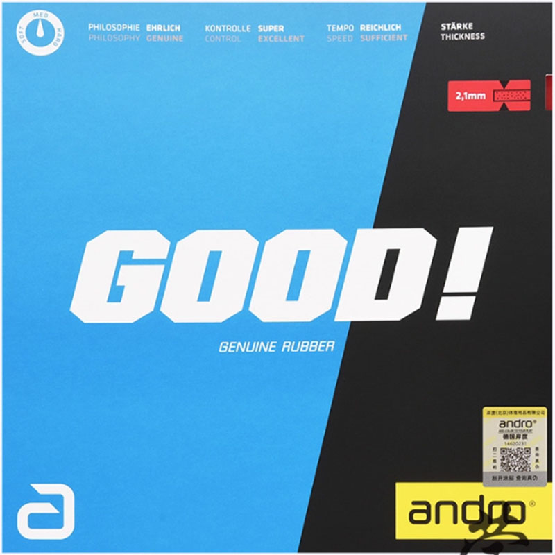 Table Tennis Market - Andro GOOD gomma da ping pong
