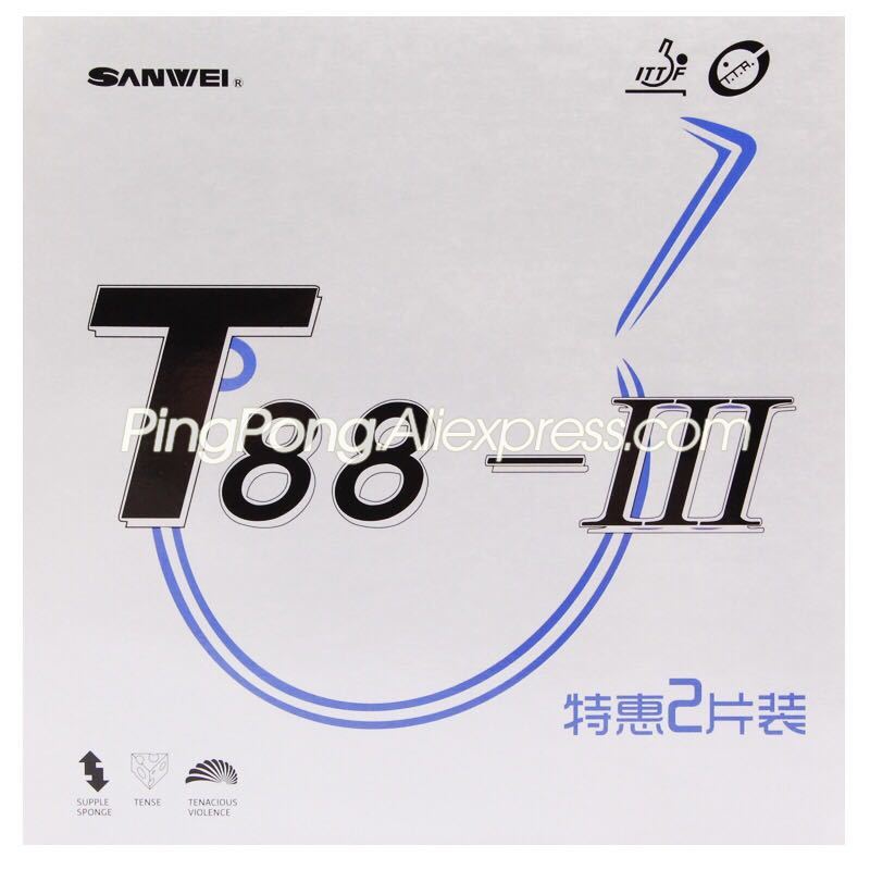 Table Tennis Xiom Rubber - Originale SANWEI T88-3 Gomma da ping