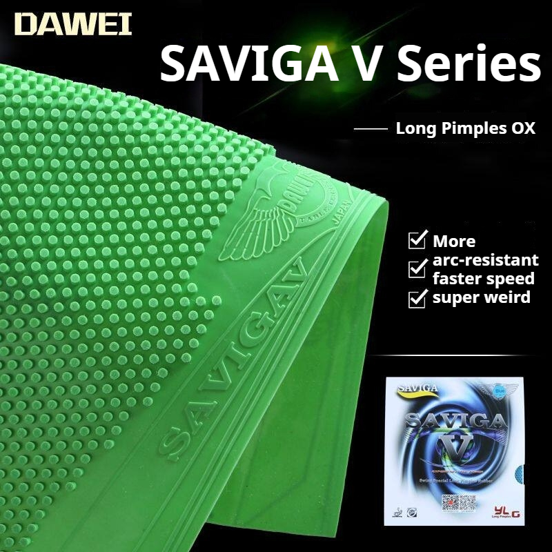 Table Tennis Xiom Rubber - Gomma per Ping Pong DAWEI SAVIGA