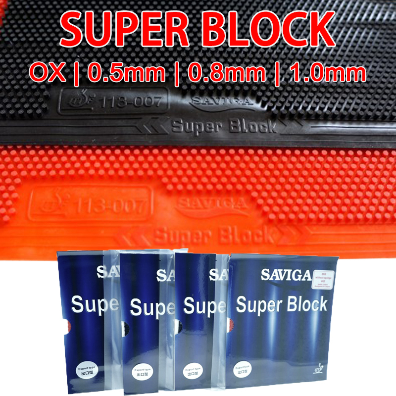 Table Tennis Xiom Rubber - SAVIGA SUPER BLOCK OX Punte lunghe