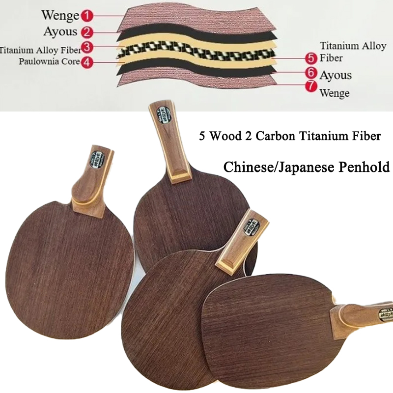 Table Tennis In Japanese - Racchetta da Ping Pong Professionale Cinese/Giapponese